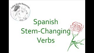Spanish Stem Changing Verbs PowerPoint