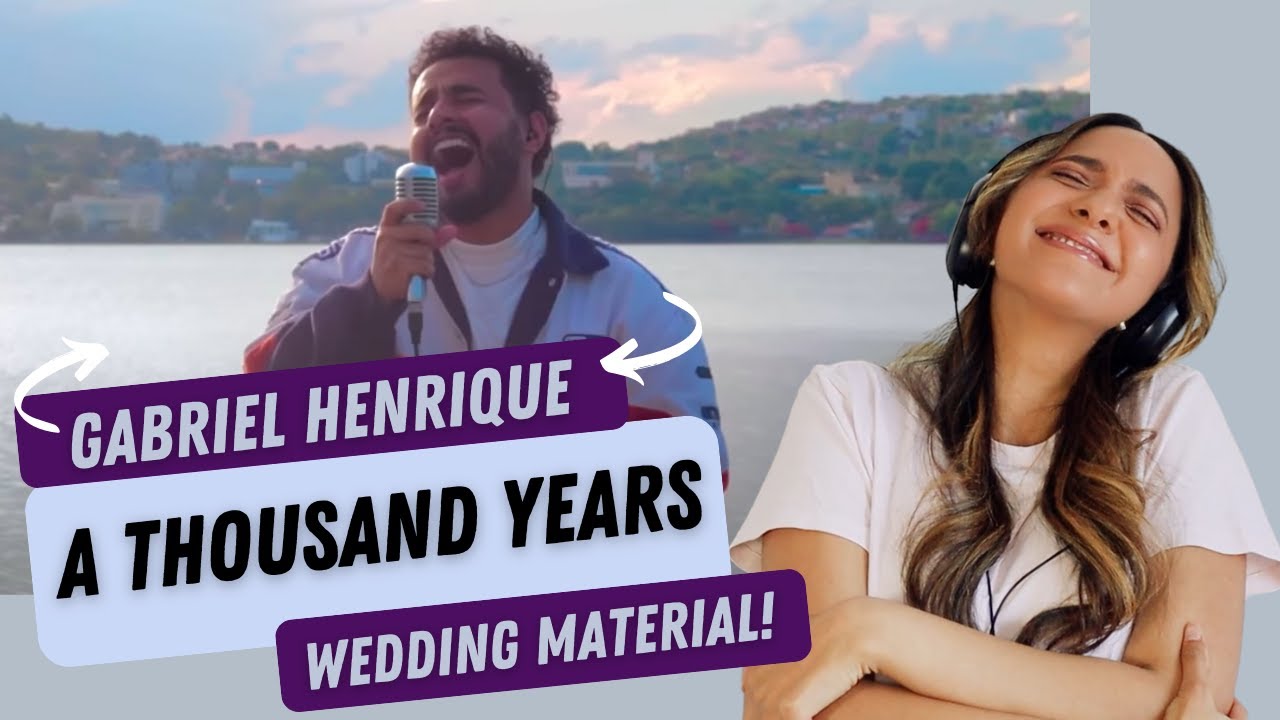 GABRIEL HENRIQUE - A Thousand Years (Cover) | REACTION!!