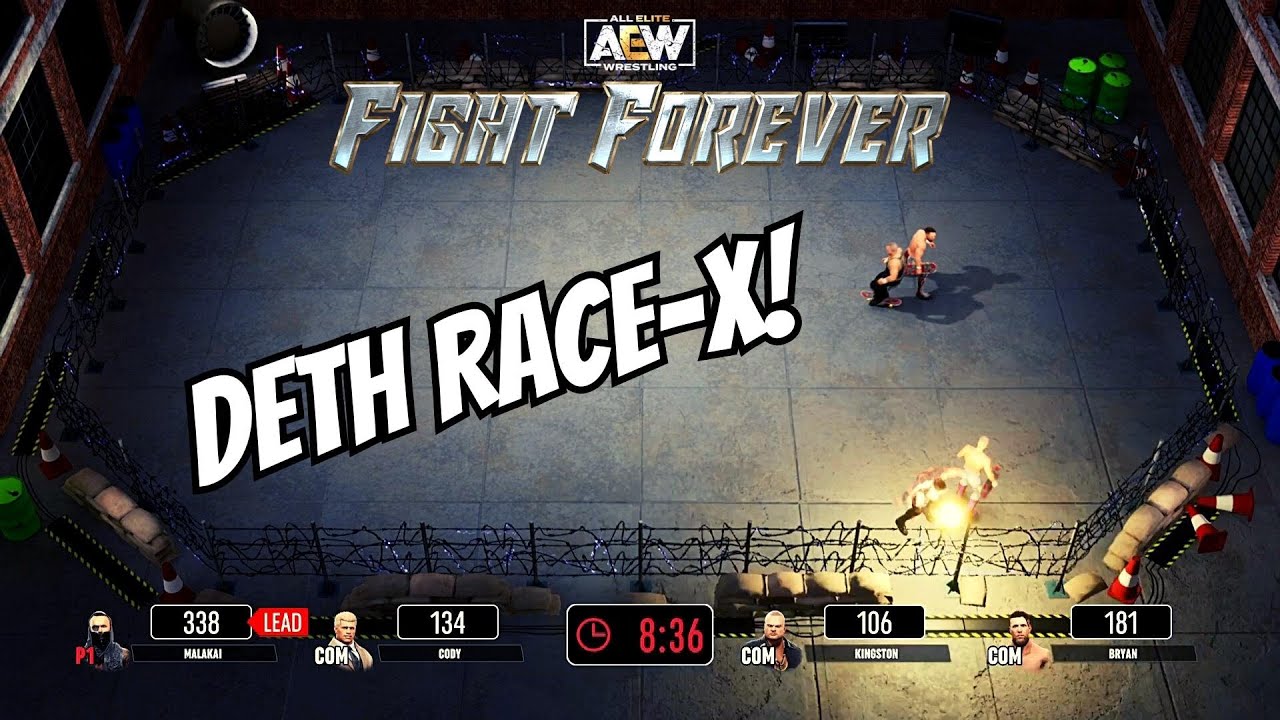 Aew Racing AEW Fight Forever Mini Game | Deth Race-X - YouTube