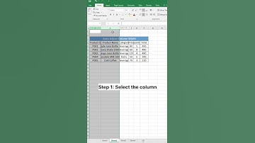 Excel Trick: Auto Adjust Column Width in 1 Second!