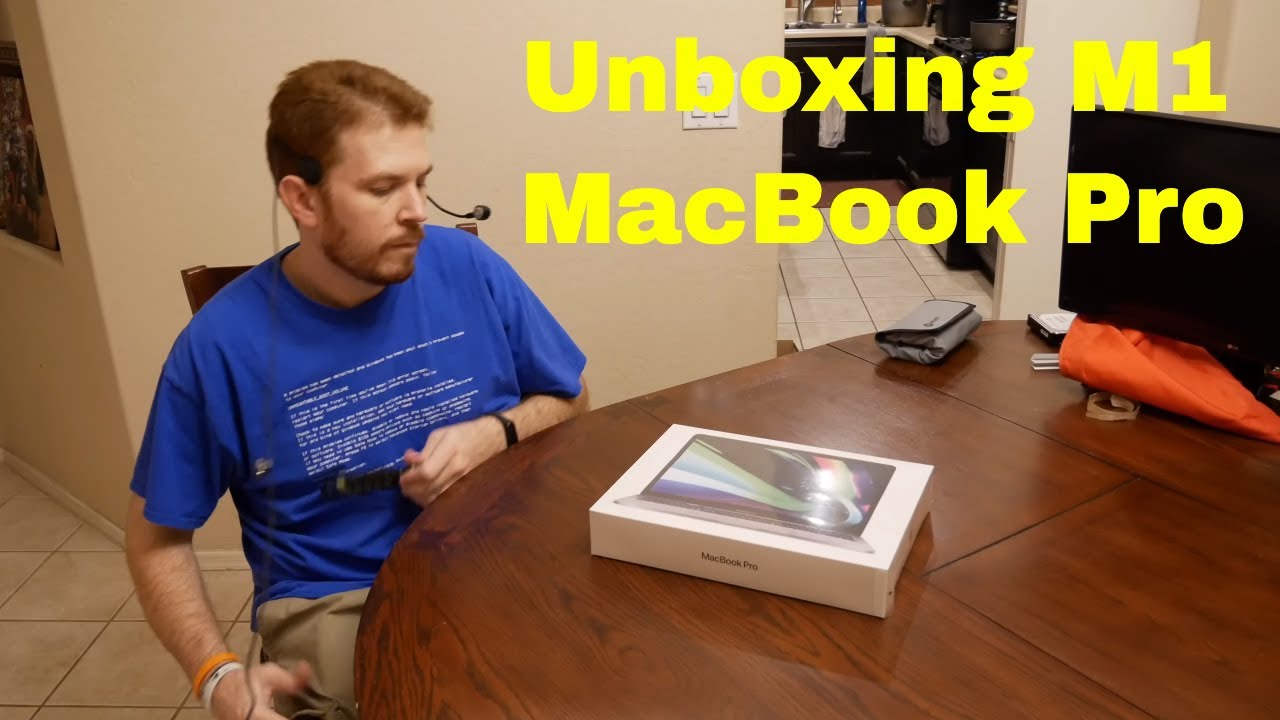 Unboxing M1 MacBook Pro