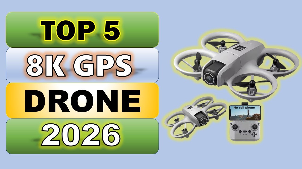 Top 5 Best 8K GPS Drone in 2026 || From Aliexpress - YouTube