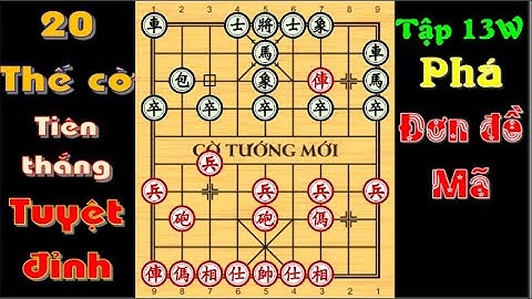 20 THẾ CỜ KHAI CUỘC TIÊN THẮNG TUYỆT ĐỈNH 13W