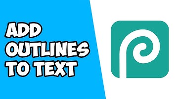 How To Add Outlines To Text in Photopea