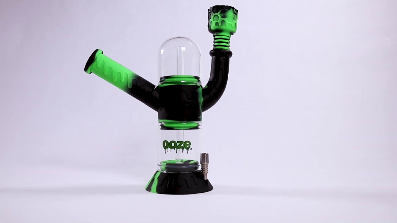 OOZE CRANIUM SILICONE WATER PIPE & DAB STRAW