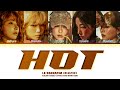 LE SSERAFIM (르세라핌) &quot;HOT&quot; (Color Coded Lyrics Eng/Rom/Han)