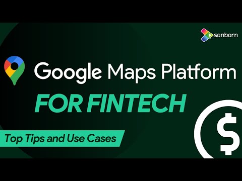 Google Maps for FinTech - video from AppGeo