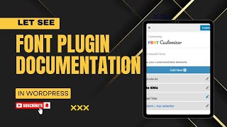 Font Plugin Documentation In WordPress (Beginner’s Tutorial)