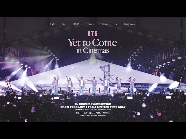 防弾少年団(BTS) - BTS ALL Yet To Come in Cinemas complete BTS: Yet To Come' Sings Green On Screen – Specialty Box Office