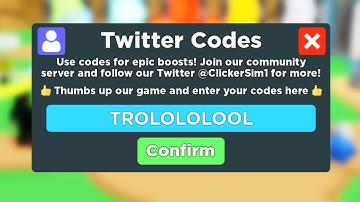 Clicker Simulator (APRIL 2022) CODES *UPDATE!* ALL NEW ROBLOX CLICKER SIMULATOR CODES!