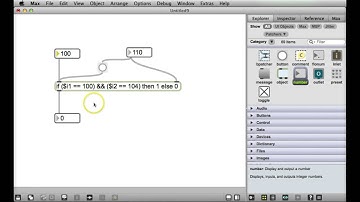 Max MSP V6 Tutorial 20 - Compound if statements