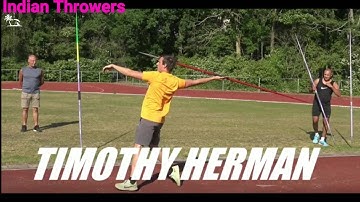 TIMOTHY HERMAN JAVELIN TRAINING 2020 || MEDICINE BALL THROW JAVELIN THROWER 2020.
