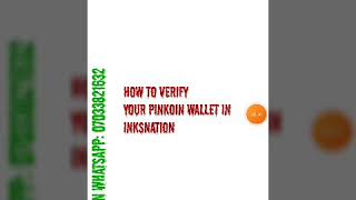 How to verify your Pinkoin wallet in Inksnation screenshot 5