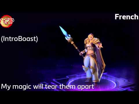 Jaina Proudmoore Dialogue In 12 Languages Heroes Of The Storm