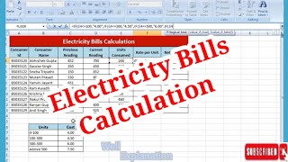 Excel Tutorial Calculate Electricity Bills with Easy and Accuracy Excel Trick