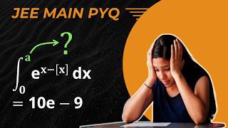 JEE Main 2021 Integration | GIF Inside Exponential Integral | Find Exact Value of a