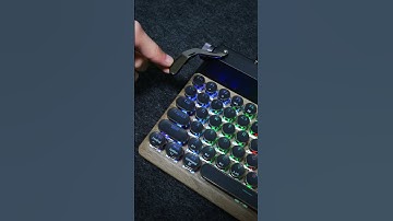 7KEYS TW1868 typewriter keyboard, multiple connection modes, full-key hot-swappable, r