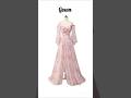 Elegant Pink Princess Look 💖 | Dreamy Aesthetic Outfit Transformation ✨#gowns