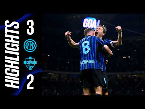 RIMONTA FOLLE: FINALE CONQUISTATA 🖤💙 INTER 3-2 COMO | HIGHLIGHTS COPPA ITALIA — football highlights