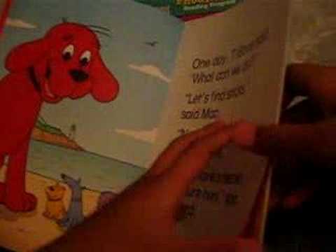 4 year old reads Clifford Secret Treasure Hunt