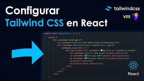 ✅ Cómo Configurar TailwindCSS en Proyecto React con Vite #react #tailwindcss