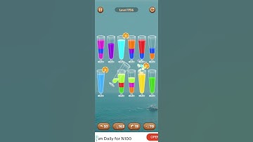Water color sort level 1756 #androidgameplay #watersortpuzzle #shorts