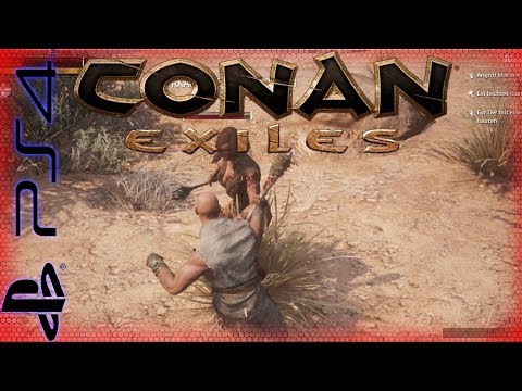 Conan Exiles PS4 Einstellungen und Sklaven ist ne üble Sache #04 german Gameplay