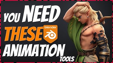 You Need these ANIMATION TOOLS for Blender.
