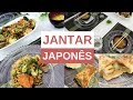 JANTAR COMPLETO JAPONÊS: Entrada, Prato Principal e sobremesa! | Natália Hollup