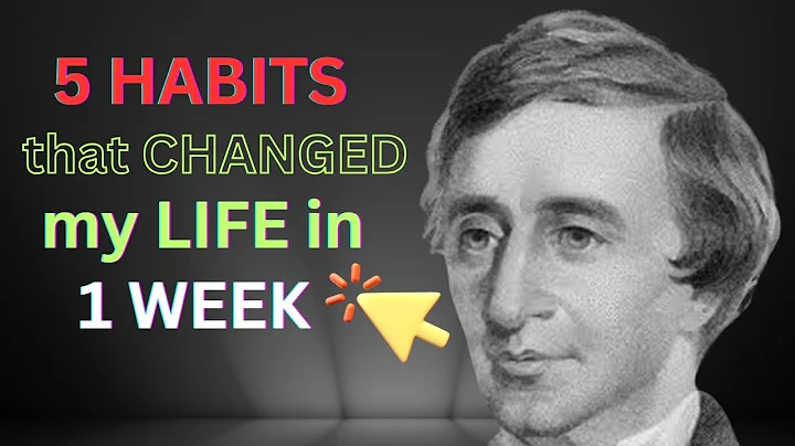 5 HABITS  that CHANGED my LIFE in 1 WEEK | (THESE LESSONS WILL CHANGE YOUR LIFE) | STOIC PHILOSOPHY