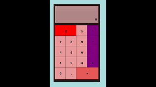 Simple Calculator Using HTML,CSS and Pure Javascript