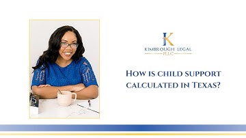 How is child support calculated in Texas?