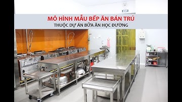 Mô hình mẫu bếp ăn 1 chiều và việc vận dụng hiệu quả trong thực tế