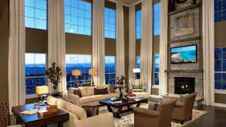 Two Story Great Room Window Treatments