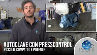 Autoclave con presscontrol piccolo compatto e potente 