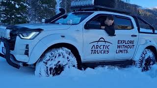 Visit from Arctictrucks Norge and Sweden, testing av prototypes with Maxtrax.