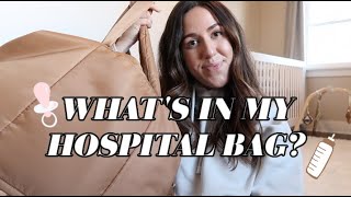 WHAT&#39;S IN MY HOSPITAL BAG? | First Time Mom