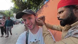 $1 Torture Ear Cleaning in India 🇮🇳