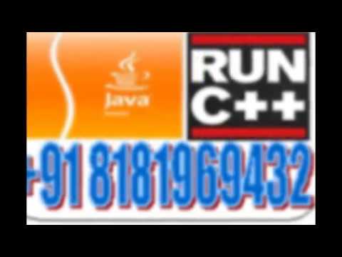 Online C++ tutor in USA +91 8181969432