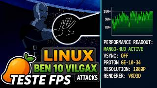 Ben 10 Vilgax Attacks Stage 4: Aggregor Boss Fight on Linux | 150 FPS?! Proton GE [1080p]
