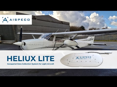 AISPECO HELIUX LITE: Exclusive Geospatial System for Light Aircraft - video from AISPECO