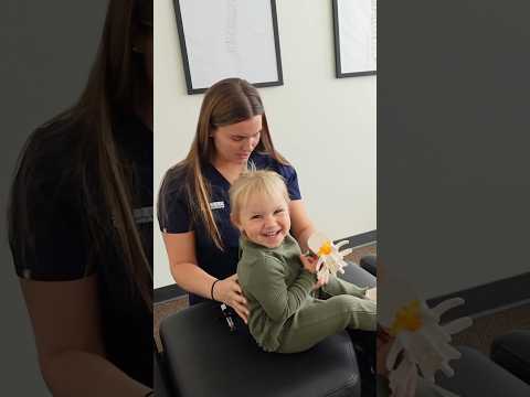TODDLER LOVES GETTING ADJUSTED toddler chiropracticadjustment carpinteria seekhealth baby