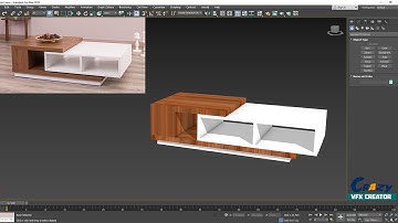 How To Create Center Table in 3ds max| Autodesk 3ds max modelling center table