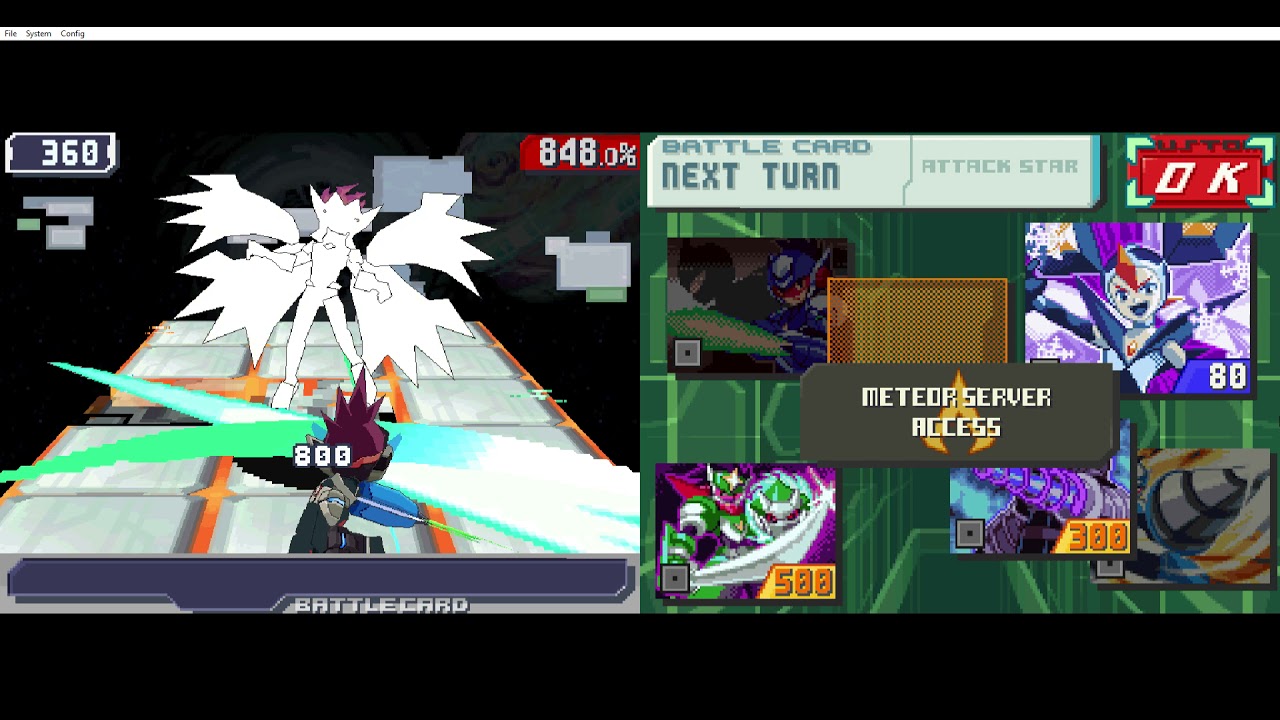 Megaman Starforce 3 Black Ace -Jack Corvus R Boss - S Rank - No Damage -18 seconds - Rogue Form