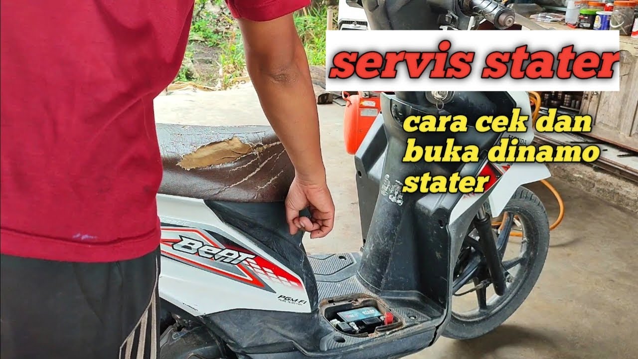 cara analisa dan servis stater beat,cara kerja dan jalur stater beat fi stater kasar,