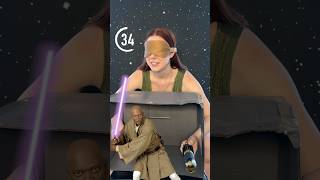 Lightsaber Challenge: BLINDFOLDED #starwars