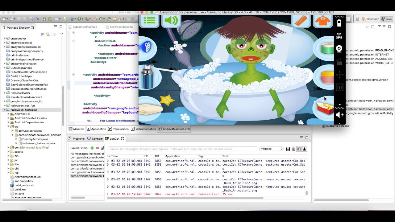 Halloween Hair Salon - Source Code Video By Sell My Source Code. - YouTube