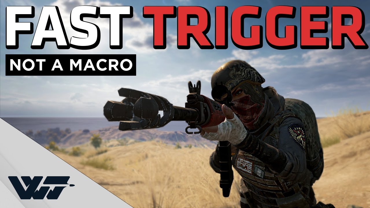 FAST TRIGGER - I love me some full-auto SLR - PUBG