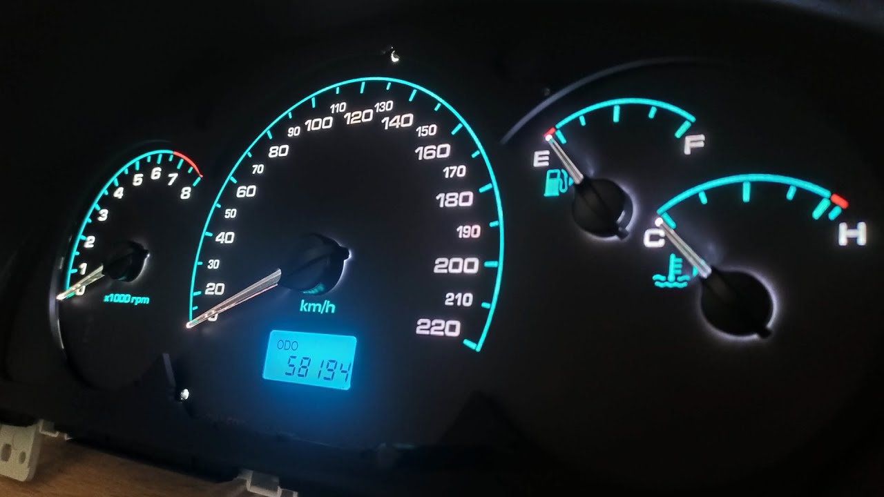 Пересвет приборной панели Chevrolet Lacetti - YouTube