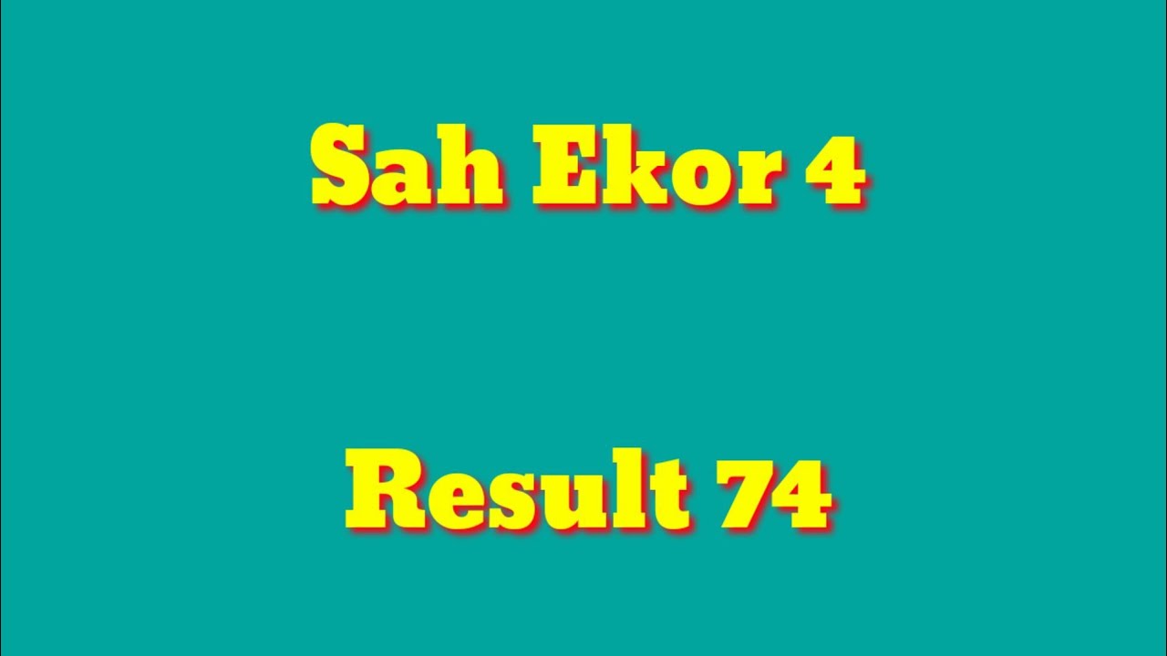 Prediksi Sgp Hari Ini 09 Nov 2020 Top Ekor Youtube